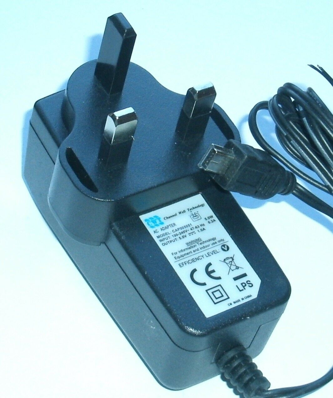 New 5V 1A CWT CAP005051 Power Supply Ac Adapter - Click Image to Close